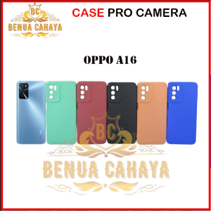 SOFTCASE MACARON OPPO A16 CASE PRO CAMERA MACARON 3D-BENUA CAHAYA