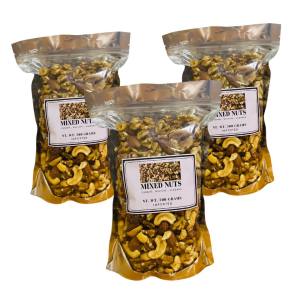 Mixed Nuts ( almonds  cashew  walnuts ) 500 grams - Imported