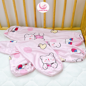 Vỏ áo gối ôm cho bé Katina House 70-90cm vải tencel mềm mát họa tiết ngộ nghĩnh đáng yêu