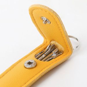 BOSSLU Pembersih Telinga Korek Telinga Ear Wax 1 Set isi 6 pcs Stainless Steel