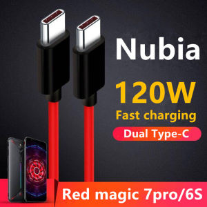 Thích hợp cho Nubia 120W Cáp sạc nhanh Red Magic 6A Typec Điện Thoại Di Động Cáp sạc nhanh Red Magic 7Pro/6S/5S/3S/3/Z20 Khuỷu Tay