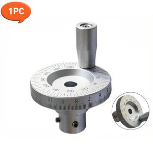 1PC Lathe Engraving with Scale Handle Sliding Table Metal Circle Hand Wheel Inner Diameter 8mm 10mm