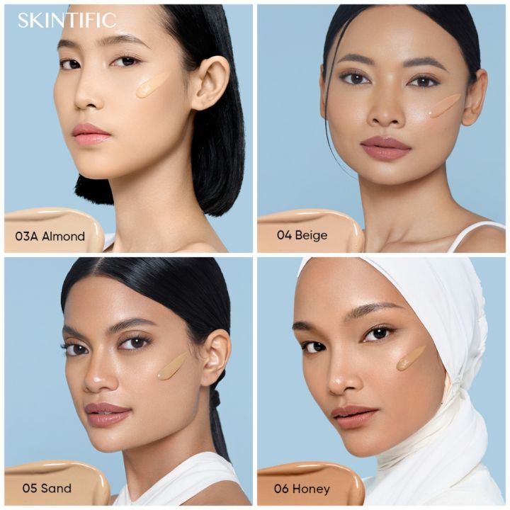 SKINTIFIC Cover All Perfect Cushion High Coverage Poreless