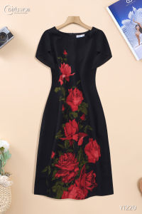 Đầm thiết kế bắt mắt thu hút với chất liệu Voan Hàn mềm mại nhẹ nhàng DD4Y1220 Thương hiệu Thiều Hoa