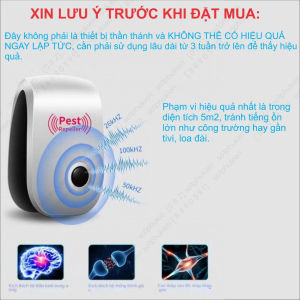 Thiết bị đuổi côn trùng Pest Reject - Máy đuổi chuột muỗi ruồi kiến gián thông minh tiện lợi