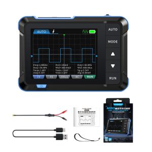 Fnirsi dso153 kỹ thuật số cầm tay Oscilloscope máy phát tín hiệu 2in1 1MHz băng thông 5msa/S tỷ lệ lấy mẫu thiết bị điện tử dụng cụ sửa chữa