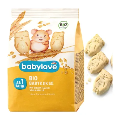 BabyLove Organic Vanilla Biscuits for Age 1+ 125g