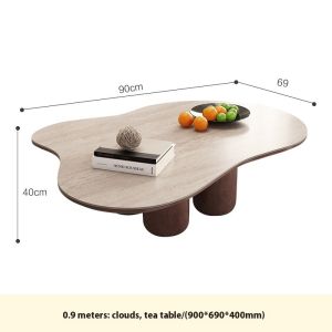 [Cozy ]Coffee Table Simple Style Coffee Table With Storage Side Table Living Room Tea Table