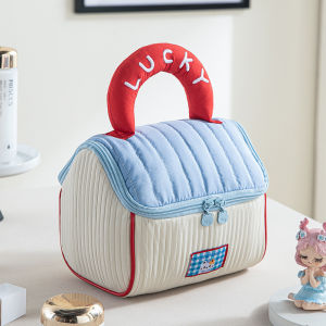 GStar Portable Large Capacity Travel Cosmetic Bag Womens Creative Cute Handheld Wash Bag Organizer Storage Case