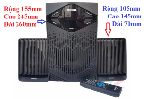 Bộ Loa Siêu Trầm Thương Hiệu Nhật Bản Có Kết Nối Bluetooth 2.1