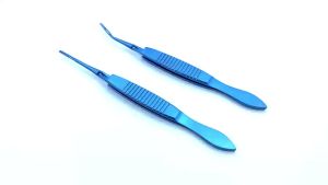 Ophthalmic Forceps Akahoshi Phaco Prechopper Nucleus Forceps Titanium Crushing Nucleus Micro  Tweezers