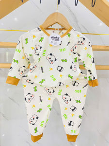 [HÀNG MỚI VỀ] BỘ DÀI TAY TĂM LẠNH CHO BÉ TẾT 2025 MINKY MON TỪ 5KG TỚI 16KG