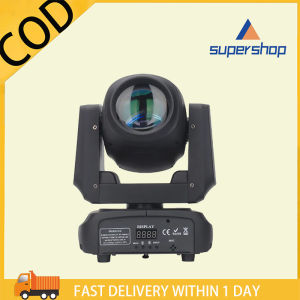 100W Quad‑Chip RGBW Motorized Beam Fixture Rainbow Spectrum Effect Rotatable Gobo & Prism DMX Controllable Stage Light for KTV Room DJ Gig Bar Club & Private Event Parties