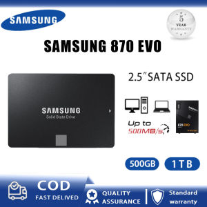SAMSUNG SSD 870 EVO 500GB 1TB Internal Hard disk Solid State Drive SATA 2.5 Laptop Desktop 5Years Warranty