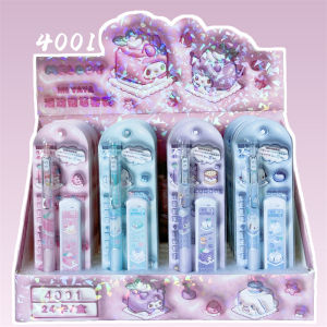 【Ready Stock】Sanrio Kuromi Crayon Shin-chan 0.5mm Pencil Mechanical Pencil Refill Set Writing Pens School Stationery