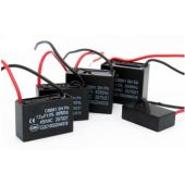 ELECTRIC FAN CAPACITOR W/ WIRE 1.5 uf & 2 uf 400v & 450v AC