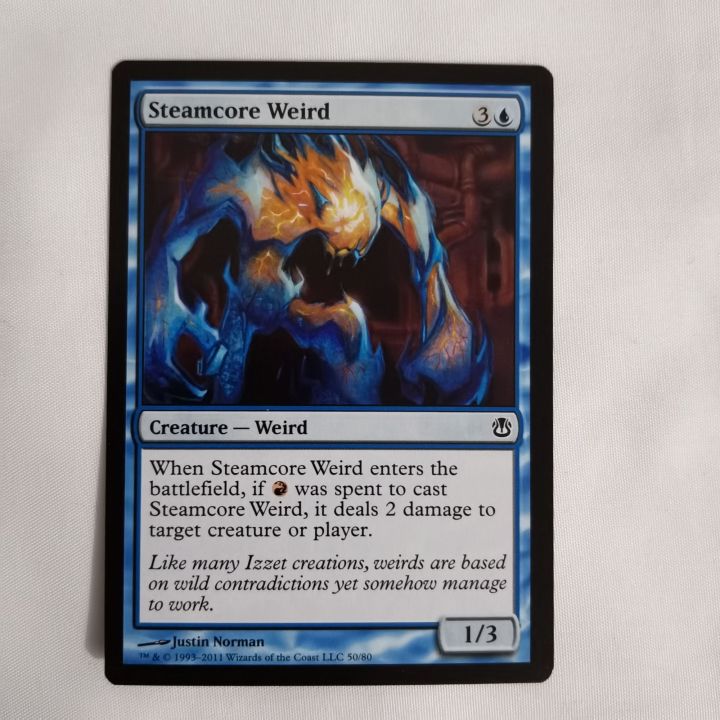 MTG Card STEAMCORE WEIRD Magic the Gathering Trading Card Game Blue -  Lazada | Lazada PH