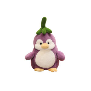 25/40/65cm Baby Penguin Stuffed Toy Cute Plush Doll Creative Transforming Eggplant Penguin Plushie Gift