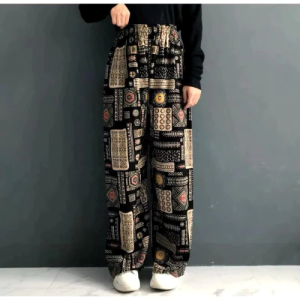 SETELAN ATASAN RIB INAARA MIX CELANA KULOT RAYON MOTIF KOTAK WANITA