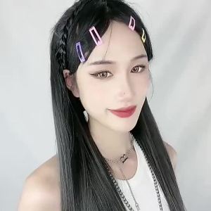 Wig Womens Long Hair ided Hair Band Womens  Wig U-shaped Half Head Piece Long Straight Hair Wig Piece