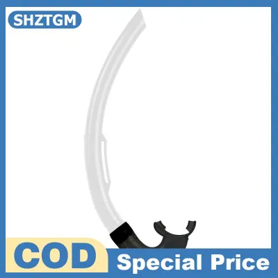 SHZTGM PVC Ống thở lặn ống thở linh hoạt có thể điều chỉnh nổi ống thở đầy đủ ướt người lớn ống thở freediving công cụ đào tạo