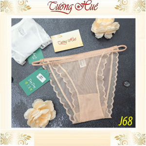 Quần Lót Nữ Ding Dang J68 Vải Voan Mỏng Mát Viền Ren Mềm