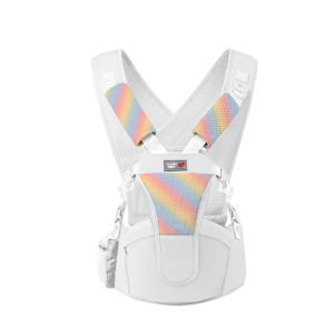 HamshMoc Breathable 0-36 Months Baby Carrier Backpack Comfortable Multifunctional Kids Infant Hip Seat Carrier Ergonomic Kangaroo Baby Wrap Sling for Baby Travel