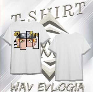 (023) KAOS DISTRO FASHION WAV EVLOGIA MOTIF NARUTO SAGE MODE FREE STICKER  PRIA WANITA KEREN T-SHIRT STREETWEAR T-SHIRT