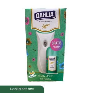 Dahlia set box + refill matic teh keraton dispenser pengharum ruangan