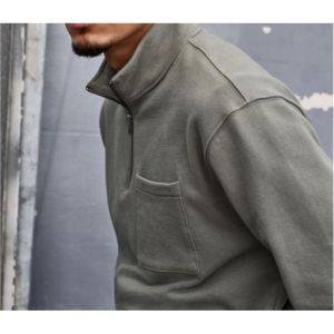 Áo Thun Nam Dài Tay Cổ Lọ có Khóa Kéo - Long Sleeves Half-Zip Sweatshirt - Modife Shop