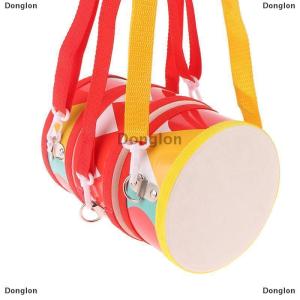 [COD] Donglon Kids Percussion Drum Wood Toy Set With Carry Strap Music Instrument Teaching Aids For Toddlers Develop Childrens Rhythm Sense