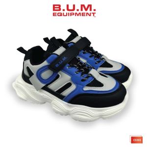 BUM Equipment Kasut Kanak-Kanak Kids Shoe CS593/CS594 Warna Hitam Biru/Merah Jambu Ungu (Black x Blue/Pink x Purple)