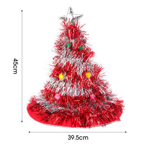 X.Z.MOONLIGH Christmas Headdress Christmas Tree Hat Creative Headband