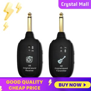 COD [Free Shipping] Portable UHF Wireless Audio System for Electric Guitar with High Fidelity Sound and Easy Setup