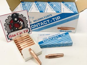 [ Hộp 10 cái ] Béc hàn CO2 Sunshine M6x45 Lỗ béc 0.8mm -  1.0mm - 1.2mm - 1.4mm - 1.6mm