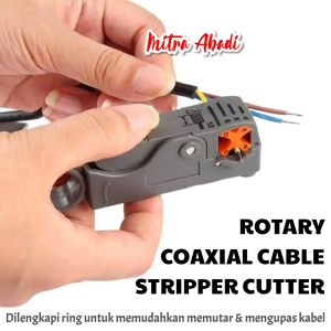 Rotary Coaxial Cable Stripper Cutter - Alat Pengupas / Pemotong Kabel