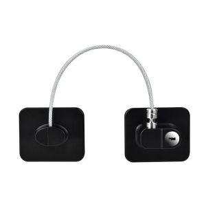 Loose ล็อคประตูตู้เย็น สายเคเบิลล็อคประตู หน้าต่าง เพื่อความปลอดภัยสำหรับเด็ก ด้วยรหัสผ่าน