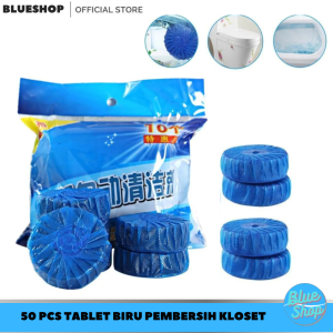 (50 PCS ) Tablet Biru Pembersih Kloset KAPSUL Pembersih toilet wc noda membadel Closet cleaning
