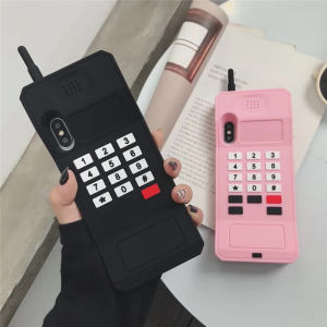 3D Cute Cartoon Cell Phone Design Silicone Case For IPhone 16/15/14/13/12 Pro 12 mini 14/13/12 pro max 11 pro max X XS MAX XR 14 6 6s 7 8 Plus