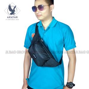 Akhtarbag grup official- TAS SELEMPANG WATERPROOF WAIST BAG XAVIER SERIES ANTI AIR PRIA WANITA SPORTY OUTDOOR