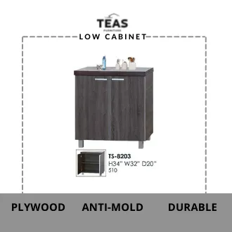 TEAS Plywood 80CM*50CM*85CM Depth Kitchen Cabinet/Water filter Machine Cabinet/Multipurpose Cabinet/Storage Cabinet/Plywood Cabinet/Cuckoo Cabinet/Coway CabinetKabinet Dapur/Kabinet Rendah/Kabinet Simpanan/厨房柜/下桌