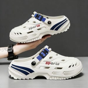 [Free Shipping] MenS Summer New Style Outdoor Non-Slip Dual-Purpose Closed-Toe Sandals Sports Casual Beach Sandals