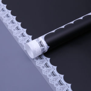 (20 LEMBAR) Flower Wrapping Paper Renda Kertas Buket Motif Renda Bunga Florist KB6175