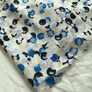 Vải Cotton Sớ Gân Họa Tiết Bi - Chất Mỏng Không Giãn Mềm  Khổ 1m4 - May Đồ Bộ Đồ Trẻ Em - Nên Giặt Trước Khi May