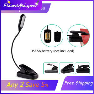 LED Table Lamp white light Shell Black USB Charging Reading Eye Protection Clip Desk Lights Use USB Power 1000 mAH battery 1 W