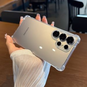 Transparent Soft TPU Case for Samsung Galaxy S26 S25 Ultra S24 S23 Plus S22 S21 FE A55 A56 A16 A35 A15 A37 A57 Clear Slim Cover