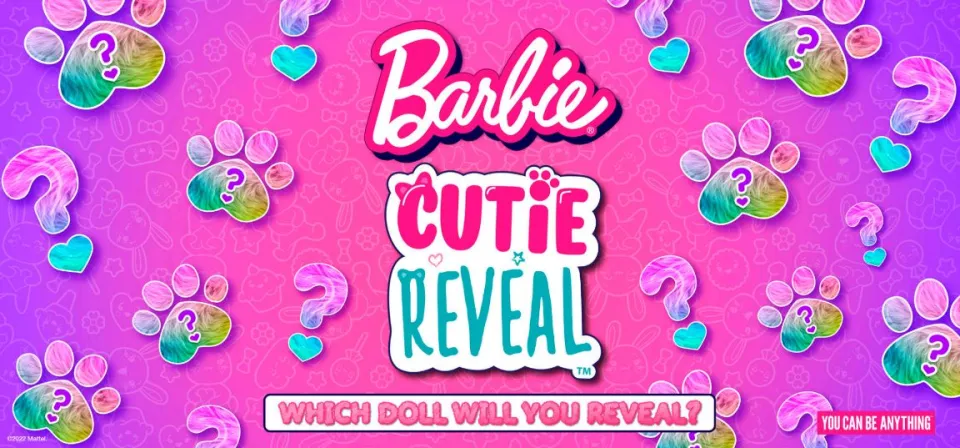 Barbie Cutie Reveal Doll & Accessories, Cozy Cute Tees Teddy Bear