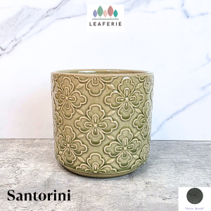 The Leaferie Santorini Flowerpot . flowerpots . flower pot . plant pots . planter . planters . Ceramic