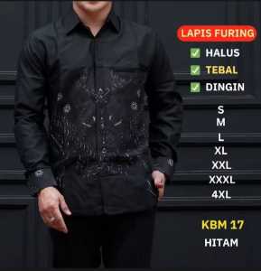 KEMEJA BATIK PRIA SLIMFIT PREMIUM LAPIS FURING / BAJU BATIK PRIA MODERN / KEMEJA BATIK PRIA