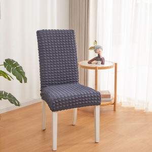 Seersucker Stretchy Chair Cover Universal Full Coverage Elastic Chair Cover Removable Home Protector